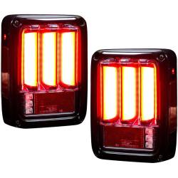 Recon - Recon 264234LEDRD OLED Tail Lights Red Lens for 07-18 Wrangler JK - Image 2