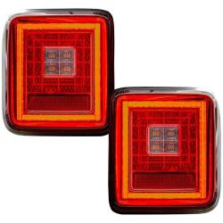 Recon - Recon 264237RD OLED Tail Lights Red Lens for 18-24 Wrangler JL - Image 2