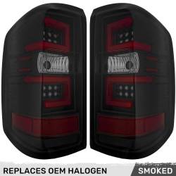 Recon - Recon 264238BK LED Tail Lights Smoked Lens 14-18 Silverado 1500/HD - Image 1