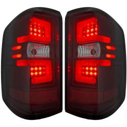 Recon - Recon 264238BK LED Tail Lights Smoked Lens 14-18 Silverado 1500/HD - Image 2