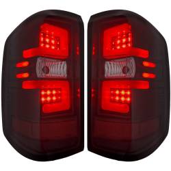 Recon - Recon 264238RBK LED Tail Lights Red Smoked Lens 14-18 Silverado 1500/HD - Image 2