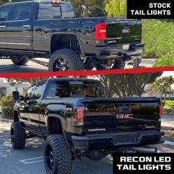 Recon - Recon 264239BK LED Tail Lights Smoked Lens 14-18 GMC Sierra 1500/HD - Image 4