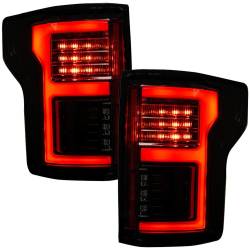 Recon - Recon 264268LEDBK LED Tail Lights Smoked Lens for 15-17 F150/17-19 Raptor - Image 2