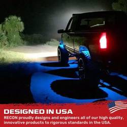 Recon - Recon 264515BL High Power LED Underbody Rock Light Kit Blue 4pc. - Image 3