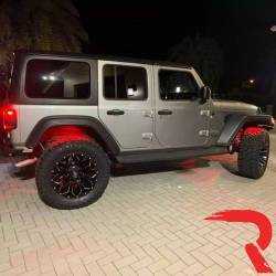 Recon - Recon 264515RD High Power LED Underbody Rock Light Kit Red 4pc. - Image 3