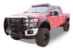 Bushwacker Cut-Out Style Front/Rear Fender Flares Black Super Duty 20940-02