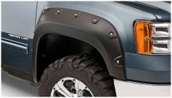 Bushwacker 40109-02 Boss Pocket Style Front Fender Flares Black for GMC Sierra