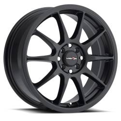 Vision Wheels 425-5603MB38 425 Bane 15x6.5 4x100/4.5 38mm Black Matte