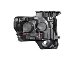 Anzo USA - Anzo USA 111263 Projector Headlight Set w/U-Bar Halo Black for Ford F150 - Image 3