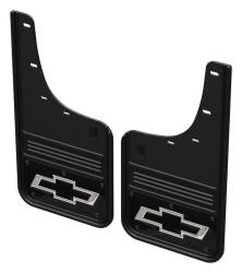 Gatorback GCR202F-BTW 12" Front Mud Flaps Set Black for Silverado HD