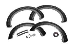 Rough Country Suspension Systems - Rough Country A-F11811 Defender Fender Flares Black for 15-20 Ford F150 - Image 1