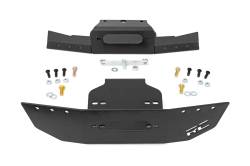 Rough Country Suspension Systems - Rough Country 93153 Front Winch Mount Kit Black for Polaris RZR Turbo S - Image 1