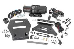Rough Country Suspension Systems - Rough Country 92063 Front Winch Mount Kit w/Winch Black for Polaris RZR Pro R - Image 1