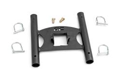 Rough Country Suspension Systems - Rough Country 2" Receiver Dual Flag Pole Holder Black 117500 - Image 1