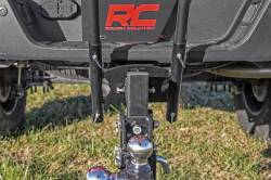 Rough Country Suspension Systems - Rough Country 117504 2" Receiver Dual Flag Pole Holder Black w/Poles - Image 6