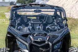 Rough Country Suspension Systems - Rough Country Front UTV Vented Full Windshield for Can-Am Maverick X3 98272030 - Image 4