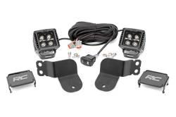 Rough Country Suspension Systems - Rough Country 93025 A-Pillar 2" LED Pod Ditch Light Kit for Polaris General - Image 1