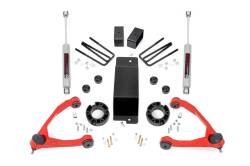 Rough Country Suspension Systems - Rough Country 19431ARED 3.5" Suspension Lift for 07-16 Silverado/Sierra 1500 4WD - Image 1