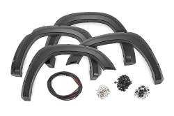 Rough Country Suspension Systems - Rough Country Pocket Fender Flares Black for 19-24 RAM 1500 F-D10914A-PX8 - Image 1
