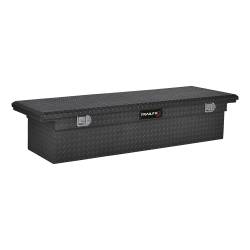 TrailFX - TrailFX 120723 LowProfile 72x19.25x13.5" Matte Black Aluminum ToolBox Single Lid - Image 1