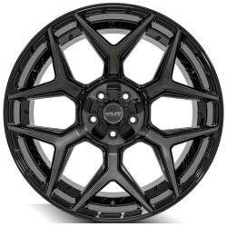 4PLAY - 4PLAY Wheels 4P06 22x10 5x5.0 5x5.5 -18mm Black/Brushed 4P06-22100-5D55-18BBT - Image 2