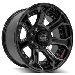 4PLAY - 4PLAY Wheels 4P70 20x10 8x170 -24mm Gloss Black/Brushed 4P70-20100-8170-24BBT - Image 1