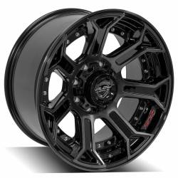 4PLAY - 4PLAY Wheels 4P70 20x10 8x170 -24mm Gloss Black/Brushed 4P70-20100-8170-24BBT - Image 3
