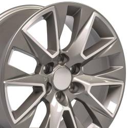 OE Wheels LLC - OE Wheels CV26 20x9 6x5.5 28mm Silver/Machined CV26-20090-6550-28MS - Image 3