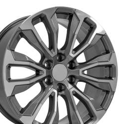 OE Wheels LLC - OE Wheels CV30-22090-6550-28MG CV30 22x9 6x5.5 28mm Gunmetal/Machined - Image 3