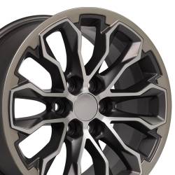 OE Wheels LLC - OE Wheels CV54-17080-6120-33MG1 CV54 17x8 6x120 33mm Satin Gunmetal/Machined - Image 1