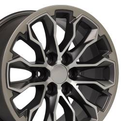 OE Wheels LLC - OE Wheels CV54-17080-6120-33MG1 CV54 17x8 6x120 33mm Satin Gunmetal/Machined - Image 3