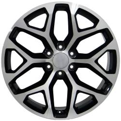 OE Wheels LLC - OE Wheels CV98B-20090-6550-24MB CV98B 20x9 6x5.5 27mm Gloss Black/Machined - Image 2