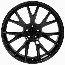 OE Wheels LLC - OE Wheels DG15-20100-5115-18B Hellcat Replica DG15 20x10 5x115 18mm Gloss Black - Image 2