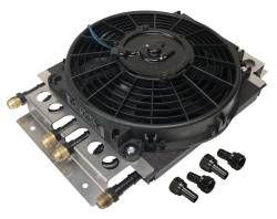 Derale - Derale 15220 4 & 4-Pass Dual Circuit Electra-Cool Remote Cooler -8AN - Image 1