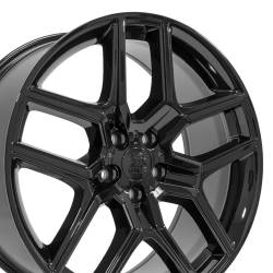 OE Wheels LLC - OE Wheels FR73 20x9 5x4.5 44mm Gloss Black FR73-20090-5450-44B - Image 1