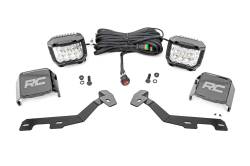 Rough Country Suspension Systems - Rough Country 82293 A-Pillar 3" LED Ditch Light Flood for 19-26 Ram 1500 2WD/4WD - Image 1
