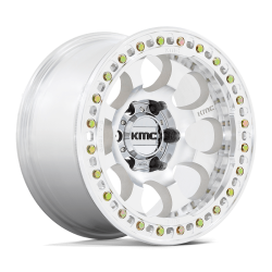 KMC - KMC Wheels KM237 RIOT BEADLOCK 17x9 6x5.5 -38mm Machined KM237DX17906038N - Image 1