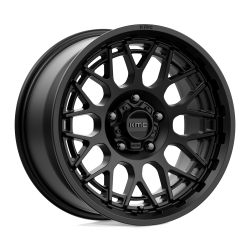 KMC - KMC Wheels KM722 TECHNIC 17x8.5 5x5.0 18mm Satin Black KM72278550718 - Image 1