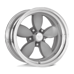 American Racing Vintage - American Racing VN402 CLASSIC 200S 15x7 5x4.75 0mm Silver/Polished VN402576140 - Image 1