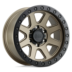 Black Rhino Hard Alloys - Black Rhino Wheels BAKER 17x8.5 6x5.5 -18mm Matte Bronze/Black 1785BKR-86140Z12 - Image 1