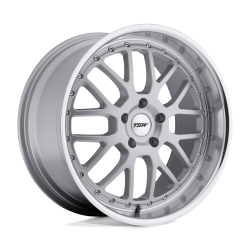 TSW - TSW Wheels VALENCIA 20x10 5x120 20mm Silver/Mirror Cut 2010VAL205120S76 - Image 1