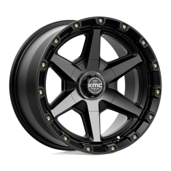 KMC - KMC Wheels KM101 TEMPO 20x9 5x5.0/5.5 0mm Satin Black KM10129035400 - Image 1