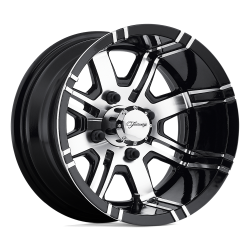 Fairway Alloys - Fairway Alloys FA119 AGGRESSOR 12x7 4x4.0 -40mm Machined/Black FA-119-M - Image 1