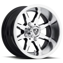 Fairway Alloys - Fairway Alloys FA142 SHIFT 12x6 4x4.0 -30mm Machined/Black FA-142-M - Image 1