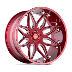 Tuff - Tuff Wheels 2614T3B-25127R71 T3B 26x14 5x5.0 -72mm Candy Red - Image 1