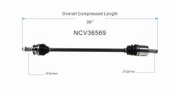GSP - GSP NCV36569 06-15 Honda Civic Coupe/Sedan Front Right CV Axle Assembly - Image 6