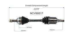 GSP - GSP NCV69517 Front Left CV Axle Assembly - Image 6