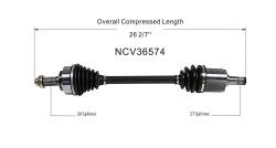 GSP - GSP NCV36574 Front Left CV Axle Assembly for 07-11 Honda CR-V - Image 6