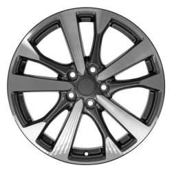 OE Wheels LLC - OE Wheels NS30 18x7.5 5x4.5 55mm Gunmetal/Machined NS30-18075-5450-55MG - Image 2