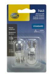 Hella - HELLA 7443TB Standard Series Light Bulbs 12V 21/5W W3X16Q T6.5 Pair - Image 2